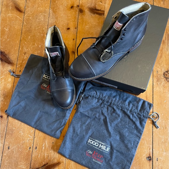 Wolverine 1000 Mile Boots X Rip Van Winkle II - 10.5D New In Box - Never Worn! - Picture 8 of 15